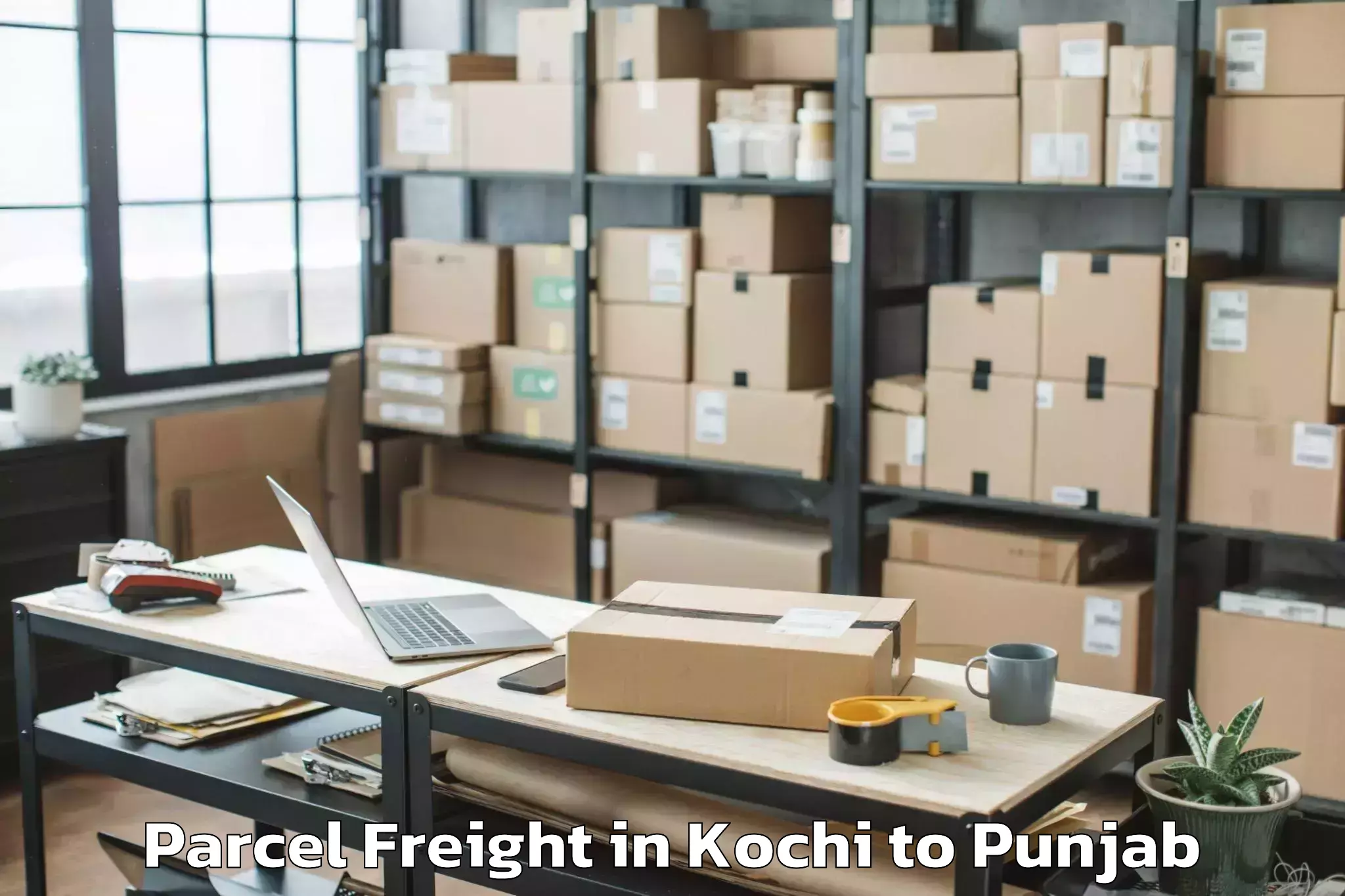 Discover Kochi to Desh Bhagat University Mandi G Parcel Freight